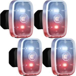 LED Safety Running Lights for Runners USB Rechargeable Bike Rear Tail Light Clip